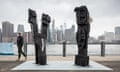 ‘Protective of each other and of those who walked past’ … Babirye’s Agali Awamu (Togetherness) in Brooklyn in 2022.