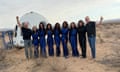 They used a rocket owned by Jeff Bezos, the Amazon co-founder and commercial space flight entrepreneur