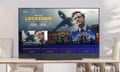 Sky Glass Gen 2 showing a TV guide to Lockerbie a search for truth