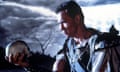Arnie as Hamlet in Last Action Hero (1993).