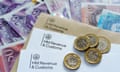 HM logos seen on official tax letters