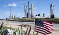 The SpaceX facility in Boca Chica, Texas